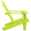 vidaXL Patio Adirondack Chair, Solid Fir Wood, Green - 3 of 4