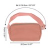 Unique Bargains Solid Color for Hiking Gym Running Waist Pack 1 Pc - 2 of 4