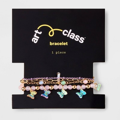 Girls&#39; Butterfly Layered Charm Bracelet - art class&#8482;_0