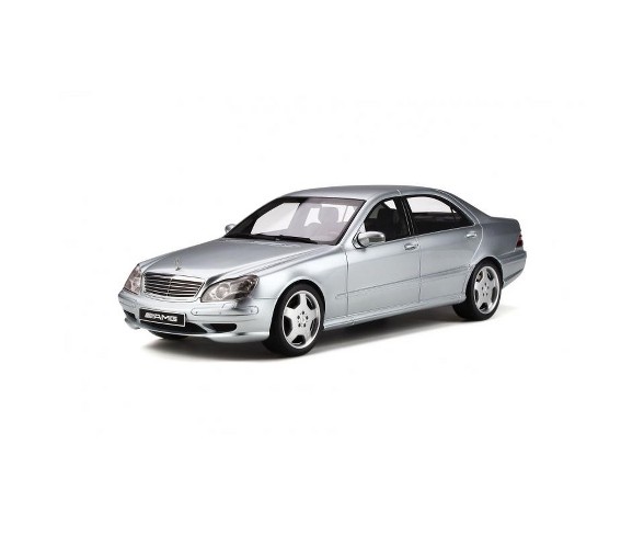 Mercedes Benz S55 AMG (W220) Brilliant Silver 1/18 Model Car by Otto Mobile