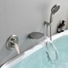 CLIHOME Wall Mount Single-Handle 7-Spray Tub and Shower Faucet with Handheld Shower Head (Valve Included) - 4 of 4