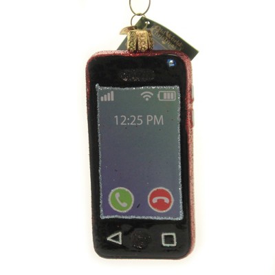Old World Christmas 4.5" Smartphone Ornament Technology  -  Tree Ornaments