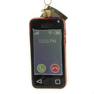 Old World Christmas 4.5 Inch Smartphone Ornament Technology Tree Ornaments - 1 of 3