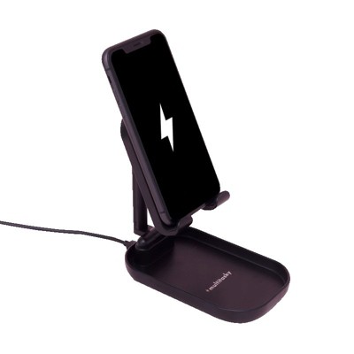 Multitasky - Deluxe Foldable Cell Phone Charger Stand & iPad Holder