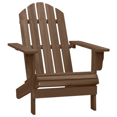 vidaXL Patio Chair Wood Brown