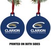 Clarion University Foundation Primary Logo Aluminum Holiday Christmas Tree Ornament  3.0" (7.6 cm) x 3.37" (8.6 cm) - 2 of 4