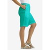 Jessica London Women's Plus Size Gauze Short - 4 of 4