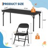 7 Piece Boys Girls Folding Table and Chairs Set, Activity Table and Chairs Set - 2 of 4