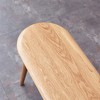 Anybear Natural Oak Wood for Dining Bench Table Bench for Living Room - 2 of 4