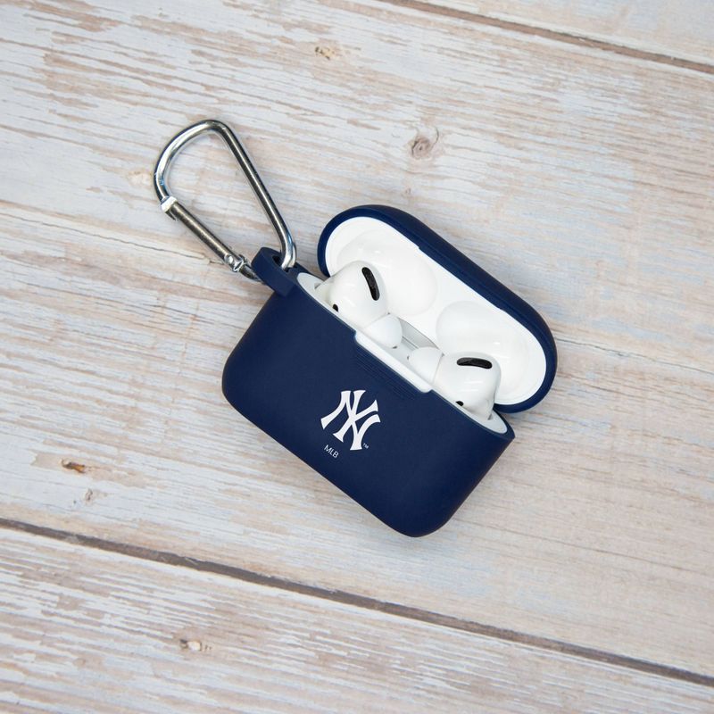 MLB New York Yankees Apple AirPods Pro Compatible Silicone Battery Case Cover - Blue, 2 of 3