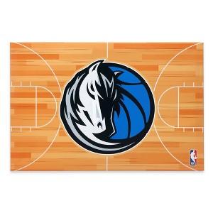 NBA Dallas Mavericks Court Canvas Wall Sign - 1 of 4
