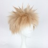 Unique Bargains Women's Wigs 14" Light Gold Tone with Wig Cap - 3 of 4