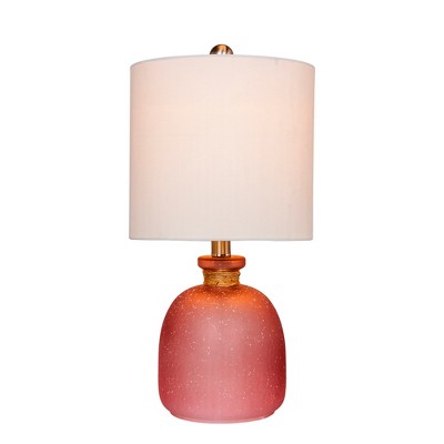 Coastal Glass Table Lamp Pink  - Fangio Lighting