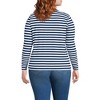 Lands' End Women's Relaxed Supima Cotton Long Sleeve V-Neck T-Shirt - 2 of 3