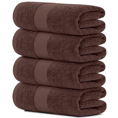 4-Piece Towel Set 2x Hand Towels 2x Bath Towels Premium Quick Dry