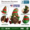 Cheerful Elf Gnome Festive Figurine, 8" Christmas Garden Statue| OrnamentallyYou - 2 of 4