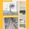 DOMETOUR Magnetic Door Stopper 2 Pack, Stainless Steel Heavy Duty Door Holder Stops, Wall/Floor Mount, for Bottom Top of Door Silver - 3 of 4