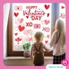 Big Dot of Happiness Happy Valentine’s Day Window Clings, Reusable Holiday Window Sticker Decor, Heart Decals, Static Clings for Kid-Friendly Party - 2 of 4