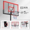 RISOKEYS Basketball Hoop, Height Adjustable 5.73-10FT, with44in Backboard & Wheels, for Indoor Outdoor - 3 of 4