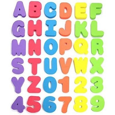 Image of Click N’ Play 36 Piece Play Set of Bath Foam Letters & Numbers