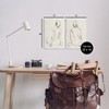 Stupell Industries Sitting Female Figure Drawing 2pc Wall Plaque Art Set, 11" x 14" - 3 of 4