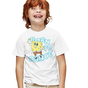 Boys' Born To Dance T Shirt White Small - 1 of 4