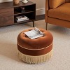 Jennifer Taylor Home Yolanda 24" Upholstered Round Accent Ottoman - 4 of 4
