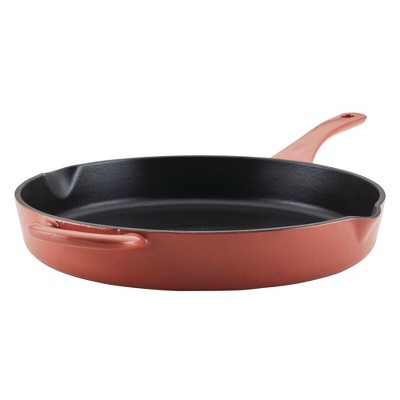 Ayesha Curry 12" Frying Pan with Helper Handle Redwood