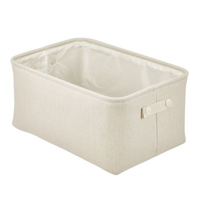 Mdesign Fabric Bathroom Storage Bin, Coated Interior : Target