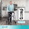 Stander Wonder Rollator, Lightweight 4- Wheel Folding Walker with Seat - 2 of 4