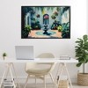 Stupell Industries Floral Fountain Courtyard Framed Giclee Art - 3 of 4