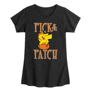 Girls' - Pokémon - Pick of the Patch Fitted Short Sleeve Graphic T-Shirt - 1 of 4