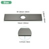 Unique Bargains 304 Stainless Steel Rust Corrosion Resistant Faucet Escutcheons 1 Pc - 3 of 4