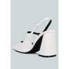 Nougat Flared Heel Party Sandals Women - 3 of 4