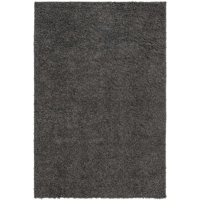 Graphite Gray 6' x 9' Rectangular Synthetic Shag Rug