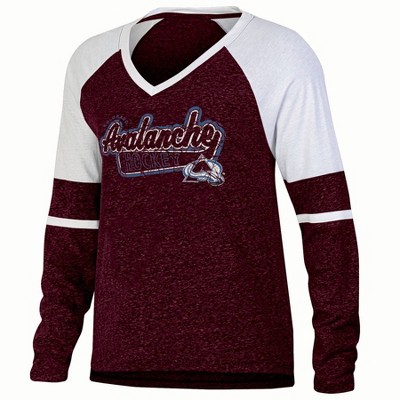 NHL Colorado Avalanche Women's Long Sleeve Dark T-Shirt