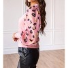 Women's The Leopard Dream Pink Balloon Sleeve Top - Grace + Emma - 2 of 4