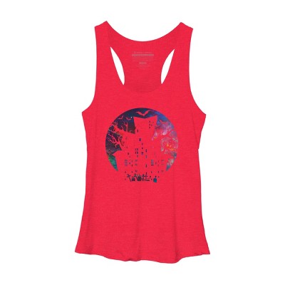 Women's Design By Humans Halloween home By durungkapok Racerback Tank Top