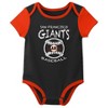 MLB San Francisco Giants Infant Boys' 3pk Bodysuit - 4 of 4