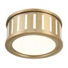 Crystorama Lighting Kendal 2 - Light Flush Mount in  Vibrant Gold - 3 of 4