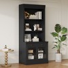 Sapphtopaz Modern Bookcase with Open Shelves, Display Storage Bookshelf for Living Room, Home Office - 3 of 4
