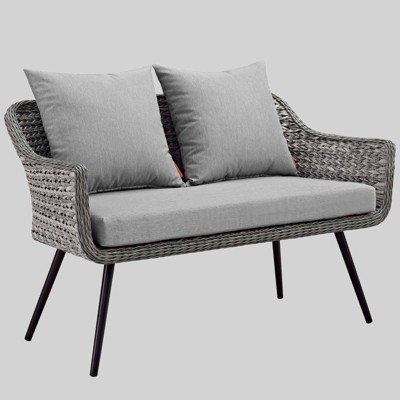 target wicker loveseat