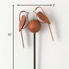 Sullivans 35" Copper Chickadee Garden Stake, Brown - 4 of 4