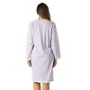 Just Love Womens Long Sleeve Cotton Nightgown - V-Neck PJ Sleepwear with Lace Trim - 3 of 3