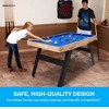 Garvee 48" Wood Pool Table Portable Billiards Table Mini Pool Table Pool Game Table with 2 Cue Sticks 16 Balls Triangle Chalk for Kids and Adults - 2 of 4