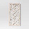 Set of 2 Wood Lattice Wall Hanging Brown - Threshold™ - image 4 of 4