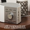 Lectrofan Sound+Sleep SE High Fidelity Sleep Sound Machine Real Non-Looping Nature Sounds Fan Sounds Noise - Special Edition - White/Gray - 3 of 4