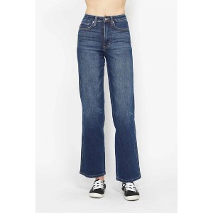 Women's High Waist Tummy Control Classic Straight Leg Jean - Judy Blue - 1 of 4