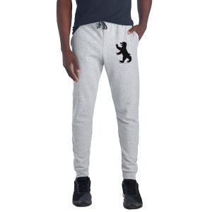 Game of Thrones Mormont Sigil Unisex Jogger Sweatpants with Pockets for Men and Women Athletic Heather - 1 of 4