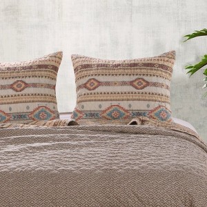 Greenland Home Fashions 1904CKS Phoenix Tan King Sham, 20x36 Inches - 1 of 3